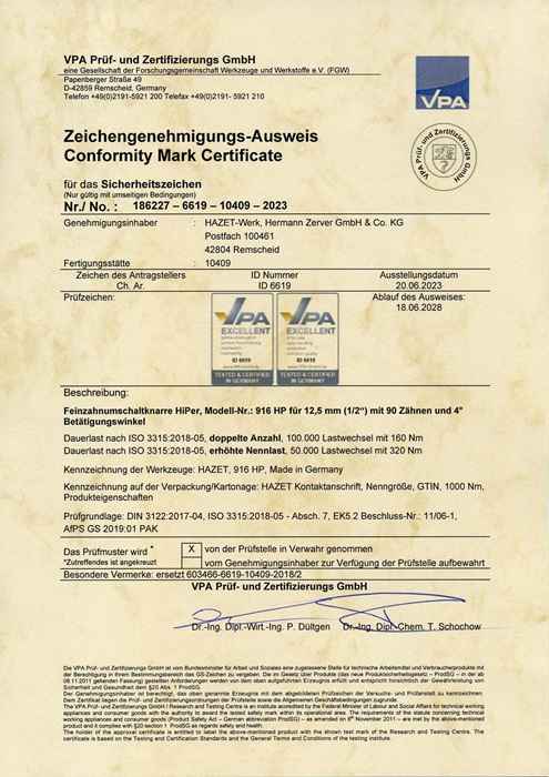 4000822731 - Detailbild5_Hebelumsch.kn.916 HP 1/2 Zoll 90 Z.HAZET