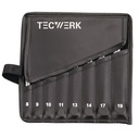 2000823723 - Detailbild_Ringmaulschlüsselsatz 8-tlg.SW 8-19mm Form A CV-Stahl in Rolltasche TECWERK