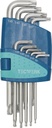 2000825114 - Detailbild_Winkelschraubendrehersatz 9-tlg.T9-T45 m.Kugelk.Ku.-Halter TECWERK