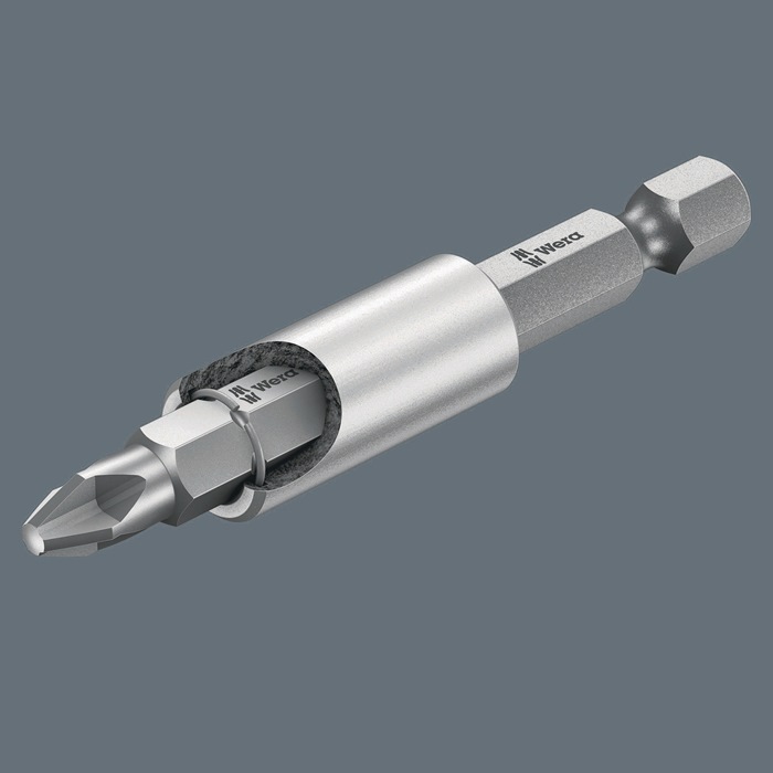 4000829598 - Detailbild_Bithalter 899/4/1 1/4 Zoll F 6,3 1/4 Zoll C 6,3 Magnet,Spreng-Ri L.50mm WERA