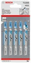 4000837524 - Detailbild_Stichsägeblatt T 118 B Gesamt-L.92mm Zahnt.1,9 -2,3mm HSS 5 St./Karte BOSCH