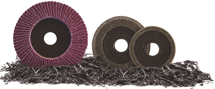 4000845405 - Detailbild_Fächerscheibe TRIMFIX® BLACK MAMBA® D.125mm K.40 kon.Stahl/Edelstahl Zirkon