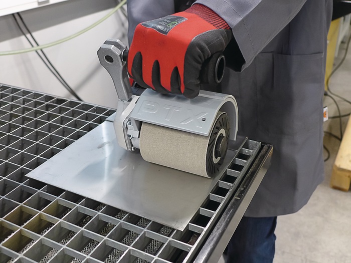 4000845453 - Detailbild_Vliesband POLY-PTX® TZ-Pyramid Hülse K.1200 grau D100xB100mm L.285mm