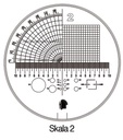 4000851710 - Detailbild_Standlupe Tech-Line Vergr. 8x Vario Skala 1,2,3,4,5 6tlg. Schweizer