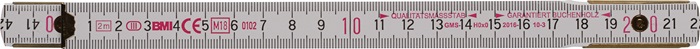 4000853003 - Detailbild_Gliedermaßstab 9042 L.2m B.16mm mm/cm EG III Buche weiß BMI