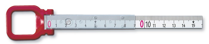 4000855857 - Detailbild_Rahmenbandmaß ERGOLINE L.30m Band-B.13mm A mm/cm EG II Alu.gelb Stahlmaßband BMI