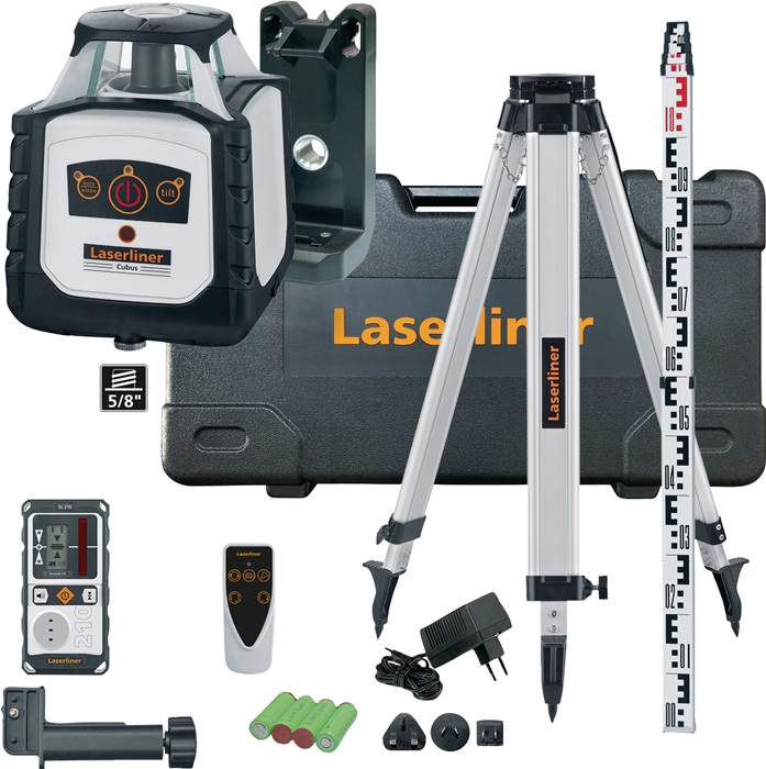 4000858101 - Detailbild_Rotationslaser Cubus 210 S max.200m ± 4Grad LASERLINER