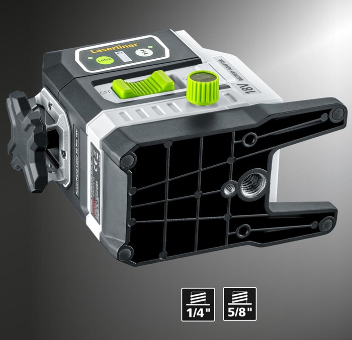 4000858183 - Detailbild_Kreuzlinienlaser PowerPlane-Laser 3G Multi-18V ±0,2 mm/m ± 3,5Grad (horiz.) LK 2