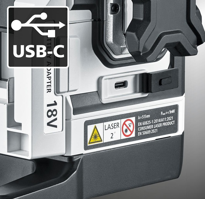 4000858183 - Detailbild4_Kreuzlinienlaser PowerPlane-Laser 3G Multi-18V ±0,2 mm/m ± 3,5Grad (horiz.) LK 2