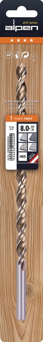 4000863292 - Detailbild_Spiralbohrer TIMBER TWIST D.6mm Gesamt-L.250mm ALPEN