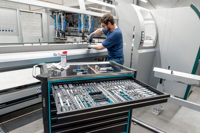 4000871149 - Detailbild4_Wkz.wagen 179NXXL-8D/3 B1133xT642xH1020mm 1000kg 8 Schubl.