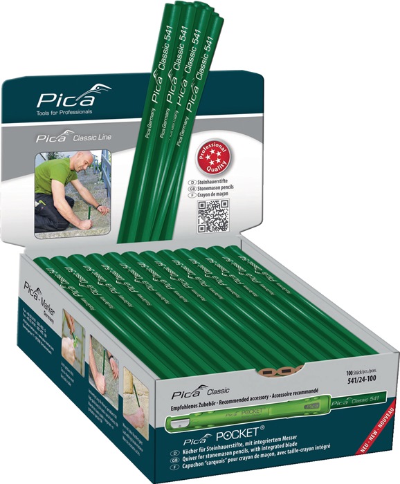 4000871353 - Detailbild_Steinhauerstift Classic 541 L.24cm 10H ungespitzt PICA