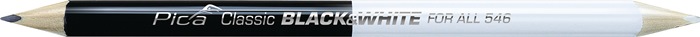 4000871409 - Detailbild_Markierstift Classic FOR ALL Black&White L.24cm 2B beids.gespitzt PICA