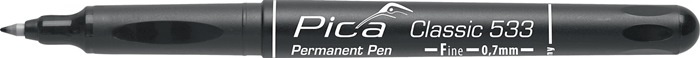 4000871445 - Detailbild_Permanentmarker Pica CLASSIC schwarz Strich-B.0,7mm Rundspitze PICA