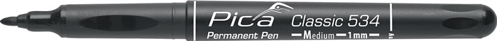 4000871446 - Detailbild_Permanentmarker Pica CLASSIC schwarz Strich-B.1mm Rundspitze PICA