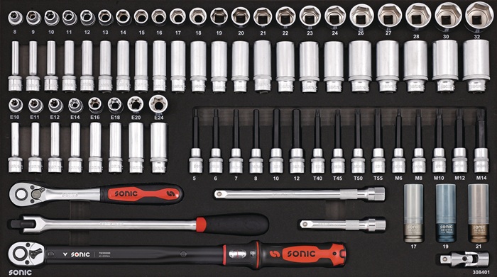 4000871509 - Detailbild_Wkz.wagen Sonic NEXT S12 B1004xT518xH1029mm 900kg 8 Schubl.485-tlg.Stahlbl.SONIC