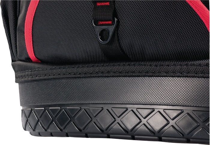 4000871998 - Detailbild2_Werkzeugrucksack B360xT170xH440mm Nyl.schwarz/rot PARAT