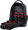 4000871998 - Detailbild5_Werkzeugrucksack B360xT170xH440mm Nyl.schwarz/rot PARAT