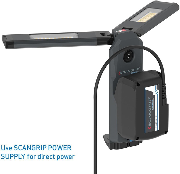 4000873495 - Detailbild5_LED-Strahler DUO CONNECT 108 W 2500 lm 5,2 Ah 18 V IP30 SCANGRIP