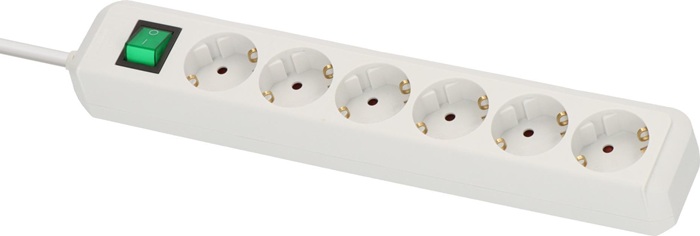 4000873538 - Detailbild_Steckdosenleiste Eco Line 16 A 250 V Steckd.6 1,5m H05VV-F 3x1,5mm² BRENNENSTUHL