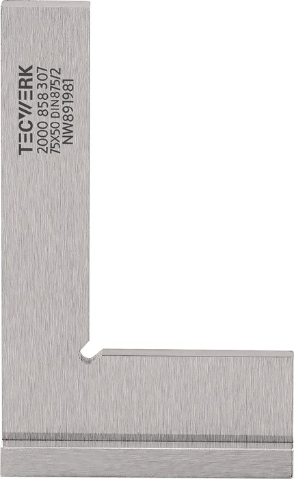 2000858307 - Detailbild_Winkel DIN 875/II Schenkel-L.75x50mm m.Anschlag TECWERK