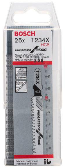 4000909173 - Detailbild4_Stichsägeblatt T 234 X Gesamt-L.117mm Zahnt.2-3mm HCS 25 St./Karte BOSCH