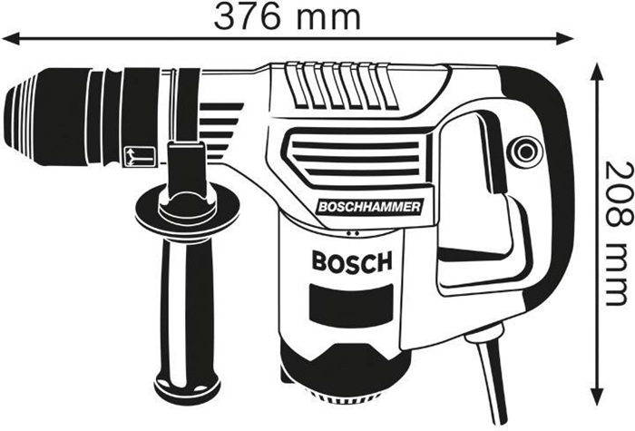 4000909351 - Detailbild_Schlaghammer GSH 3 E SDS-plus 650 W SDS plus 2,4 J 0-3500min-¹ BOSCH