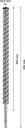 4000909493 - Detailbild5_Hammerbohrer Expert SDS-7X D.24mm Arbeits-L.400mm L.450mm SDS-Plus 1 St.BOSCH