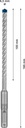 4000909931 - Detailbild4_Hammerbohrer Expert SDS-7X D.6,5mm Arbeits-L.100mm L.165mm SDS-Plus 1 St.BOSCH