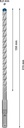 4000909937 - Detailbild4_Hammerbohrer Expert SDS-7X D.8mm Arbeits-L.150mm L.215mm SDS-Plus 1 St.BOSCH