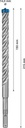 4000909955 - Detailbild5_Hammerbohrer Expert SDS-7X D.14mm Arbeits-L.150mm L.215mm SDS-Plus 1 St.BOSCH