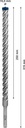 4000909965 - Detailbild5_Hammerbohrer Expert SDS-7X D.16mm Arbeits-L.250mm L.315mm SDS-Plus 1 St.BOSCH