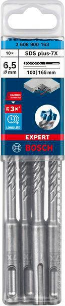 4000909972 - Detailbild5_Hammerbohrer Expert SDS-7X D.6,5mm Arbeits-L.100mm L.165mm SDS-Plus 10 St.BOSCH