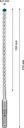 4000909973 - Detailbild5_Hammerbohrer Expert SDS-7X D.6,5mm Arbeits-L.150mm L.215mm SDS-Plus 10 St.BOSCH