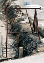 4200000558 - Detailbild_Stahlrohr-Gerüstbock,lack.B120xH75cm 75-130cm m.Pfostenhalterung MÜBA