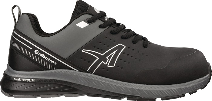 4300701085 - Detailbild_Sicherheitsschuh Vigor 2 Impulse Black Low Gr.45 grau S3S ESD FO HRO SR