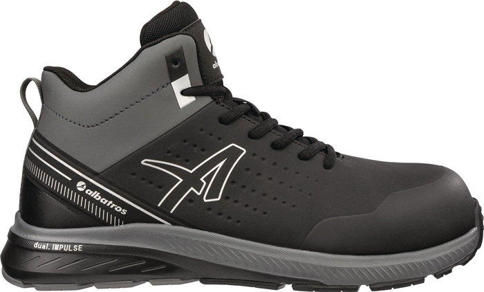 4300701096 - Detailbild_Sicherheitsstiefel Vigor 2 Impulse Black Mid Gr.46 W.11 grau S3S ESD FO HRO SR