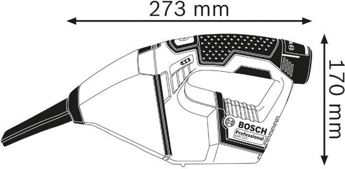 4681102006 - Detailbild5_Akku-Sauger GAS 12V Professional 12 V 900 l/min 45 mbar 0,35 l
