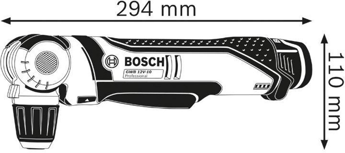 4681102014 - Detailbild5_Akku-Winkelbohrmaschine GWB 12V-10 Prof.12 V 10mm