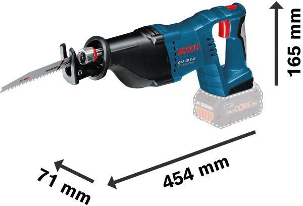 4681102054 - Detailbild3_Akku-Säbelsäge GSA 18V-LI Prof.18V 28mm 0-2400 / 0-2700min-¹ BOSCH