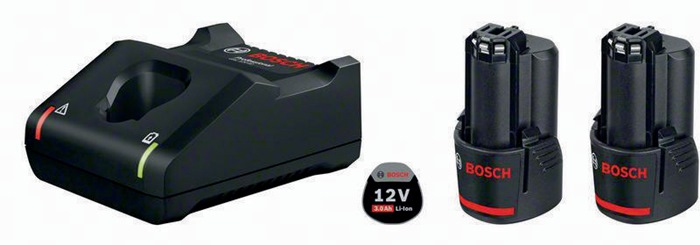 4681102192 - Detailbild2_Akku-Starter-Set Stand.3,0 Ah Prof.12 V 2x3,0 Ah BOSCH