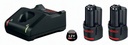 4681102192 - Detailbild2_Akku-Starter-Set Stand.3,0 Ah Prof.12 V 2x3,0 Ah BOSCH