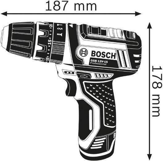 4681102201 - Detailbild4_Akku-Schlagbohrschrauber GSB 12V-15 Professional 12 V 1,0-10 mm