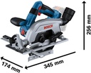 4681102342 - Detailbild_Akku-Handkreissäge GKS 18V-57-2 L Prof.18V 57mm 5000min-¹ BOSCH
