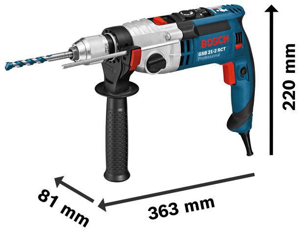4681202012 - Detailbild_Schlagbohrmaschine GSB 21-2 RCT Prof.22/13mm 1300W 0-900 min-¹,0-3000min-¹ BOSCH