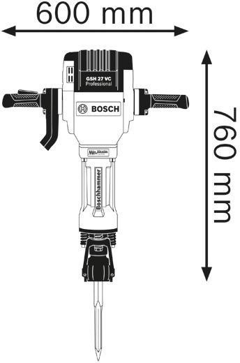 4681402216 - Detailbild3_Abbruchhammer GSH 27 VC Professional 2000W 28mm Sechskant 62 J 1000min-¹ BOSCH