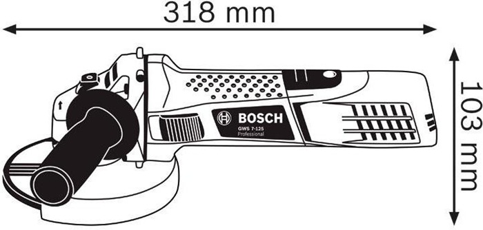 4681502019 - Detailbild5_Winkelschleifer GWS 7-125 Prof.125mm 720W 11000min-¹ BOSCH