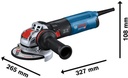 4681502025 - Detailbild4_Winkelschleifer GWX 14-125 S Prof.125mm 1400 W 2800-11500min-¹ BOSCH