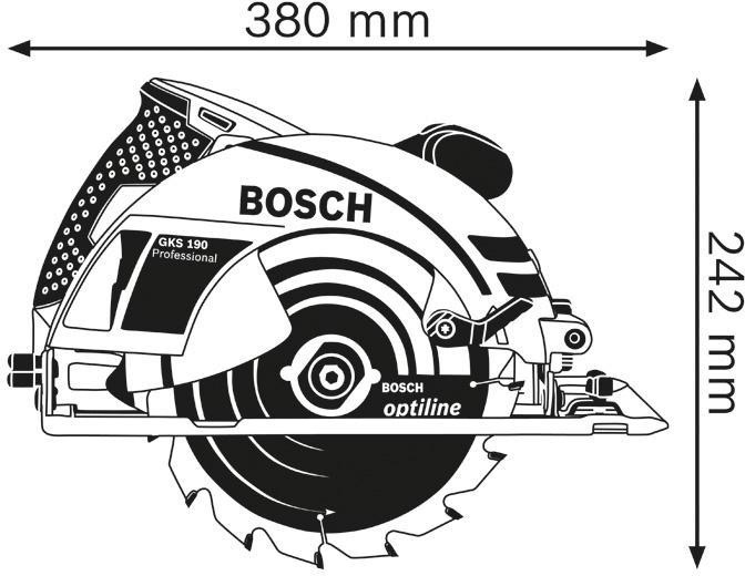 4681702019 - Detailbild2_Handkreissäge GKS 190 Prof.70mm 190x30mm 5500min-¹ BOSCH