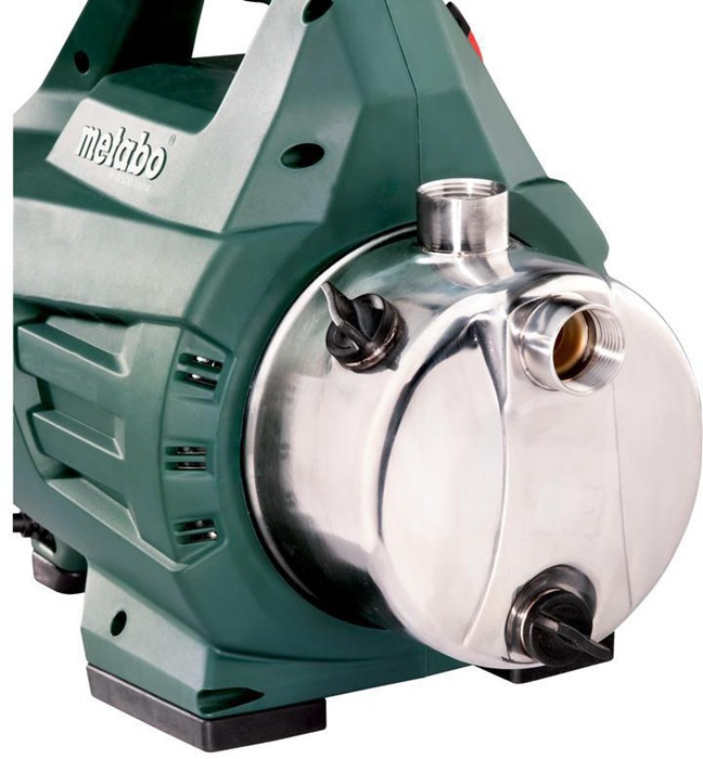 4684508006 - Detailbild2_Gartenpumpe P 4500 Inox 4500 l/h 48m 4,8bar 1300W VA 25,4mm (1Zoll) IG METABO